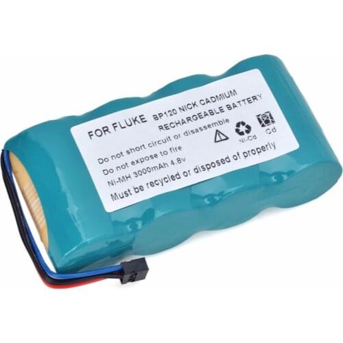 High Quality For Fluke BP120 Battery | Replacement For Fluke 43 43B 123 123S BP123 BP123S Industrial ScopeMeter Battery