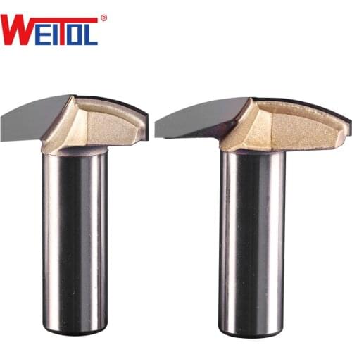 WeiTol 1pcs Thin Classical Round Bottom Bit Woodworking Milling Cutter Router Bit Cutter Bit Milling Tools End Mill