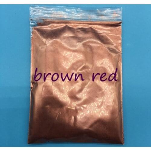 10g brown red Natural Mineral Mica Powder DIY For Soap Dye Soap Colorant Makeup Eyeshadow Soap Powder Handmade Soap