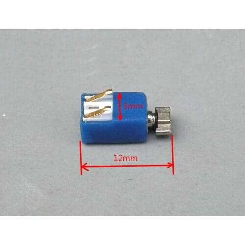 3V-3.7V 5mm * 12mm micro DC coreless vibration motor vibrator toy mobile phone accessories DIY vibration source
