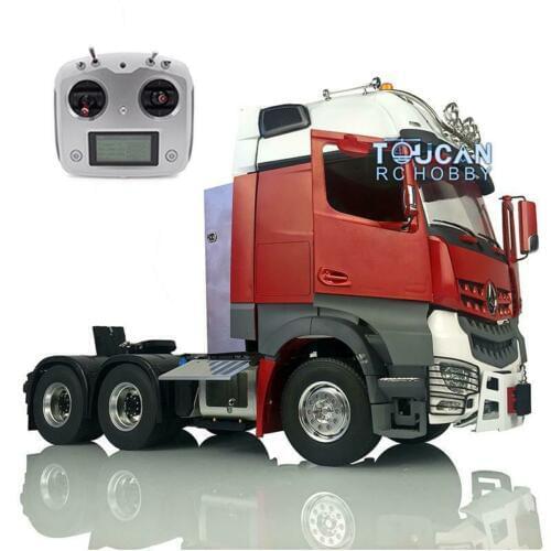 6*6 LESU Tractor Truck RC 1/14 Metal Chassis Light Radio Hercul Painted Cabin THZH0828-SMT2