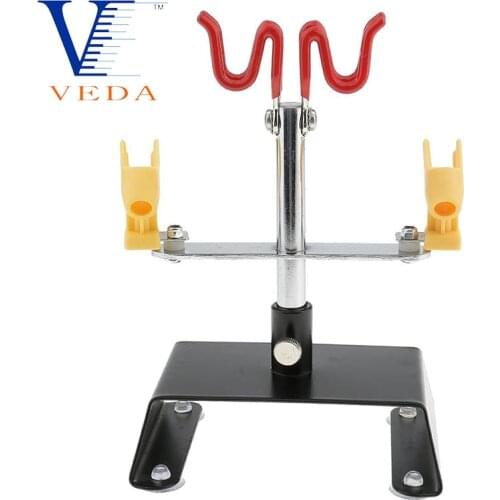 Airbrush Holder Table Top Clamp On Holder Station Stand Holds 4 Airbrushes Swivel Tilt Set Spray Gun Kits Tools Accessories