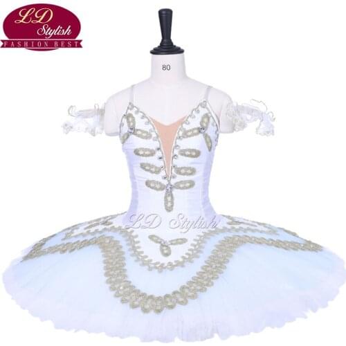 Adult White Classical Ballet Tutu Apperal Women Ballet Dance Costumes Girls Stage Performance Dresses Kids Dancewear New Arrival