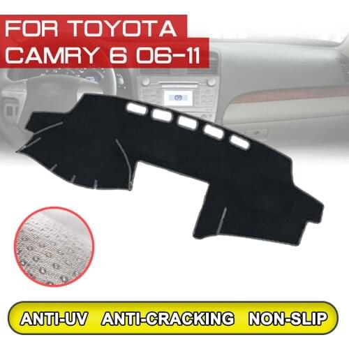 For Toyota Camry 6 2006 2007 2008 2009 2010 2011 Car Dashboard Mat Anti-dirty Non-slip Dash Cover Mat UV Protection Shade