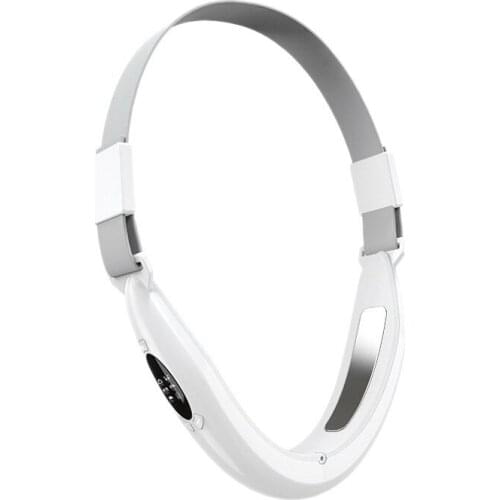 Face Slimming Galvanic Massager V-Face Care Chin V-Shaped Lift Belt Machine Red Blue LED Therapy Facial Lifting Device