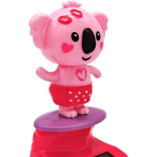 Cute Solar Shaking Head Koala Figure Office Car Interior Decor Bobblehead Doll Toy Home Decor