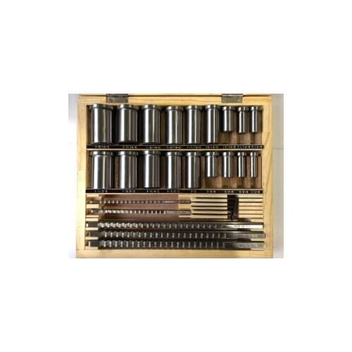 30pcs Keyway Broach Set 5pcs Broaches 1/2''-1-1/2'' + 18pcs Bushings + 7 Shims Top Quality