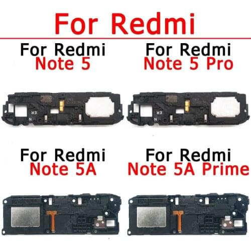 Original Loudspeaker For Xiaomi Redmi Note 5 Pro 5A Prime Loud Speaker Sound Module Buzzer Ringer Bell Replacement Spare Parts