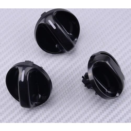 55905-0C010 3Pcs A/C Climate Fan Heater Control Knob Plastic 559050C010 Fit For Toyota Tundra 2000 2001 2002 2003 2004 2005 2006