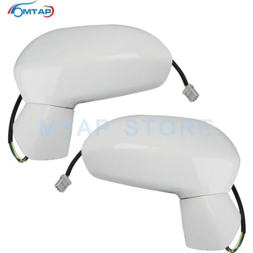 MTAP Outer Exterior Rearview Mirror Assy 3Pins Heated For Honda For Jazz/Fit GD 2003-2008 For City/Fit Saloon