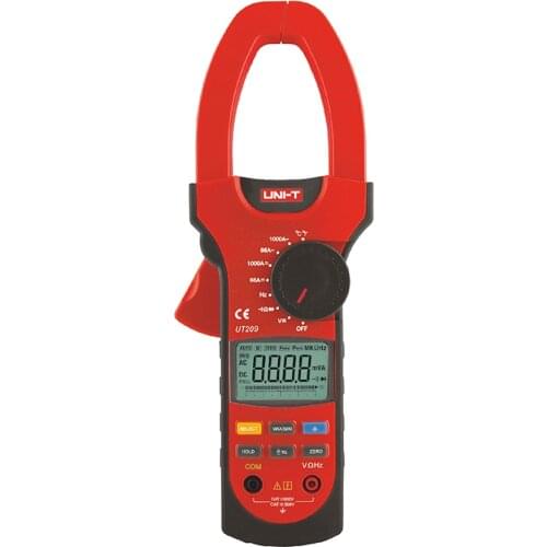 High quality 1000A True RMS digital 266 clamp meter multitester manual of unit UT209
