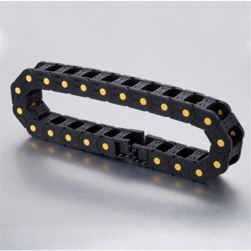 R55 25*38mm 40*55 mm High quality nylon Cable Drag Chain Wire Carrier with end connector for CNC Router