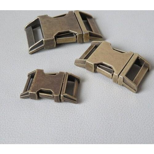 100Pcs/Lot Wholesale Dog Collar Metal Release Buckle Hardware Ring Belt Straps Clasp Webbing Clip Hook Garment Sewing Accessory