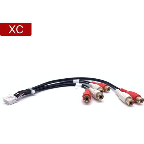 14 Pin 6 RCA For Kenwood CD Output Wire Harness Subwoofer Cable Adapter Wiring Connector Kenwood Radio Car DVD CD Accessories