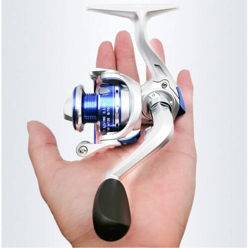 5.2:1 Speed Ratio Portable Mini Spinning Reel Metal Wire Cup Fishing Casting Reel Raft Wheel Reservoir Pond Fishing Wheel