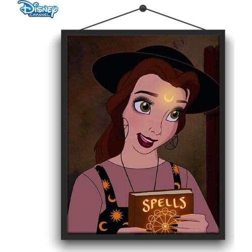 Disney 5D DIY Diamond Painting Princess Exaggerated Abstract Illustration Sticker Diamond Embroidery Handicraft Home Decoration