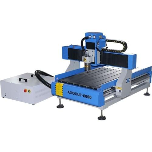 Aoocut mini desktop cnc router 6090 mini cnc cutting machine for signs making