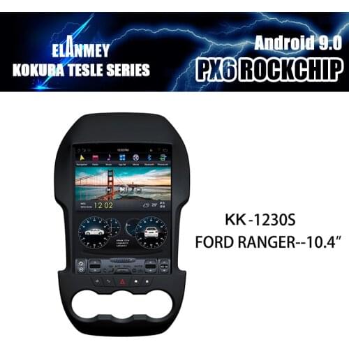 PX6 2 Din Car Radio Bluetooth Screen Android 9 GPS Navigation Multimedia Player For Ford Ranger 2013 2018 F250 Stereo Head Unit
