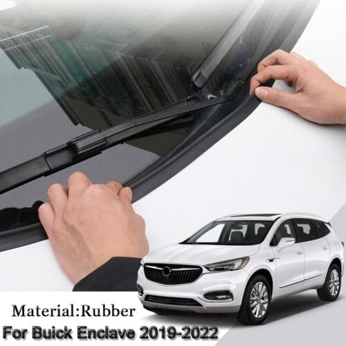DIY Car Seal Strip Windshied Spoiler Filler Protect Edge Weatherstrip Strips Sticker Car Accessories For Buick Enclave 2019-2022