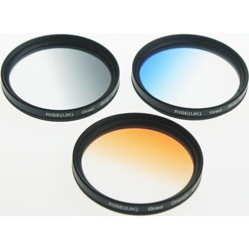 1pcs 58mm Rotating Grad Graduated Color Lens Filter for Canon EOS 700D 600D 550D Nikon DSLR SLR Camera