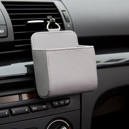 PU leather car socket vents trash can car phone seat bag storage bag for Lexus ES250 RX350 330 ES240 GS460 CT200H CT