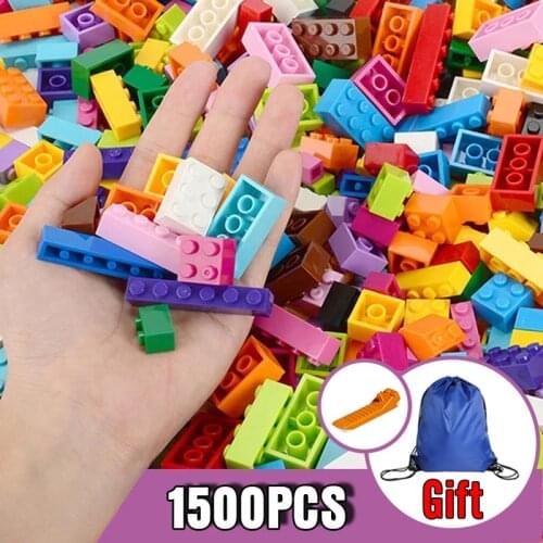 Building Blocks Colorful Bulk Bricks Base Plates DIY Small Size Building Blocks Compatible Block Toys for Children