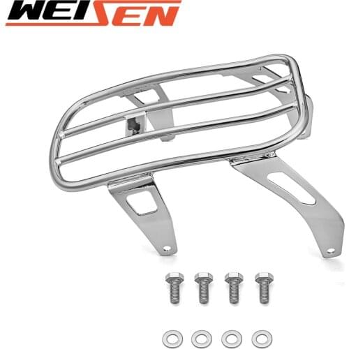 Motorcycle Accessories For 2018-2021 Indian Scout Bobber Solo Rear Luggage Rack Chrome Gloss Black