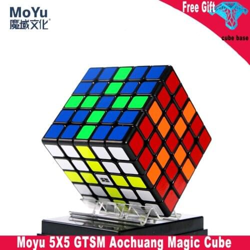 Moyu Aochuang GTS 5 M and 5x5 GTS Magnetic Speed Puzzle Professional GTS5M 5x5x5 Magic Cubing Speed Twist Educational Toys