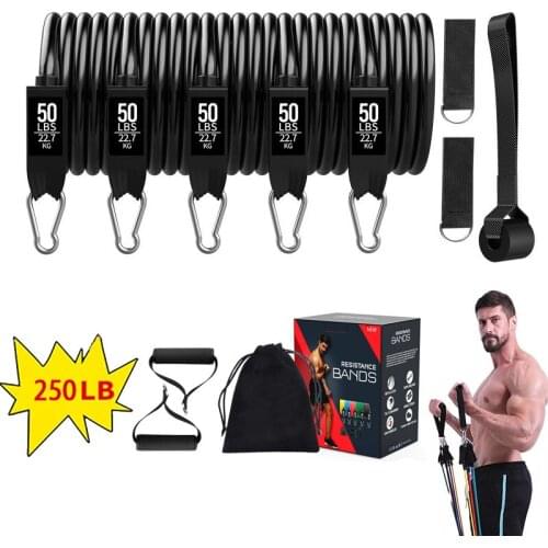 Resistance Bands Pull Rope Workout Bands TPE Latex Tubes Pedal Excerciser Crossfit Fitness Bodybuilding Elastic Bands For Fit