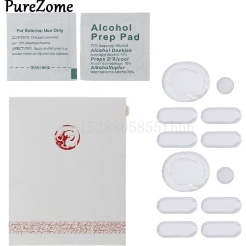 2 Sets/pack Tiger Gaming Mouse Feet Mouse Skate For Logitech G304 G305 Mouse White Mouse Glides Curve Edge