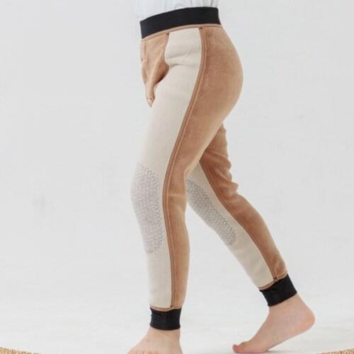 COOTELILI -30 Thicken Kids Sleeping Pants Warm Fleece Boys Pajamas Winter Children Velvet Pant Boys Clothes Autumn Winter Pants