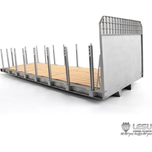 LESU Metal Flatbed Body 560MM 1/14 RC TMY HN 700 Bucket Truck Semi Trailer