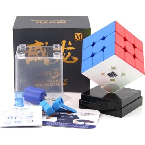 Moyu weilong GTS 3M Profession Cube Magnetic 3x3x3 puzzle magic cubes professional magnets speed cube 3 on 3 toys for children