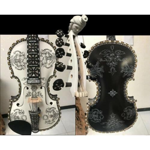 Deluxe fancy Norwegian fiddle 4/4 violin (4*4) of concert #8967