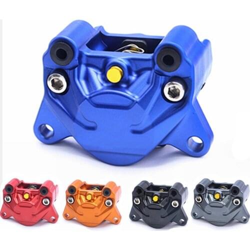With Logo Motorcycles CNC Brake Caliper With Pads P2*34mm 84mm Mounting For Ducati Rear Brake For Honda Yamaha Kawasaki Suzuki