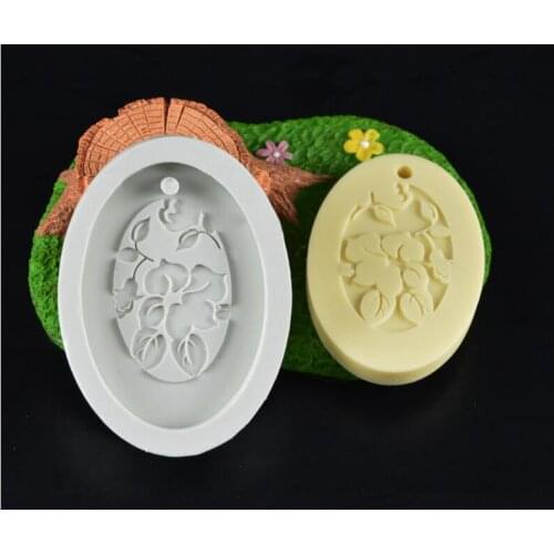 DIY Oval Leaf Shape Silicone Cake Mold Candle Chocolate Candy Soap Cookies Silicone Tools