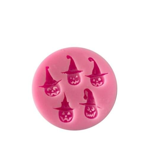 Aouke DIY Epoxy Resin Pumpkin Shape Silicone Mold Chocolate Mold Cake Baking Decoration Halloween Series Pumpkin Silicone Mold