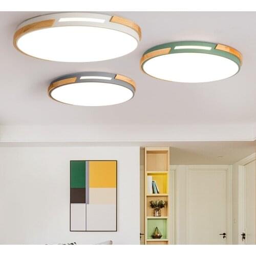 Modern LED Chandeliers Indoor Lighting For Bedroom Child Balcony Corridor Living Room White/Gray/Green Chandelier Luster Lamps