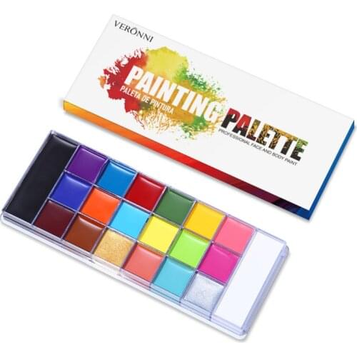20 Color Flash Tattoo Face Body Painting Oil Painting Art To Use In Fancy Dress Ball Dress Beauty Makeup Tool At Halloween Party