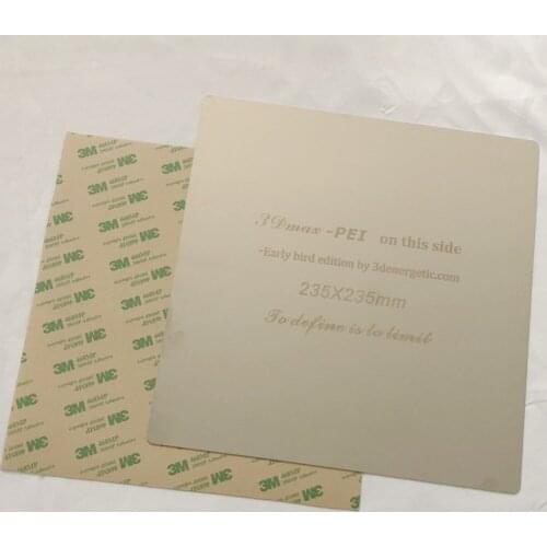 Hot magnetic PEI board high temperature resistant 3D printer panel 235x235mm