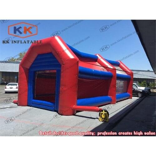 Outdoor inflatable baseball batting cages for rental sport games