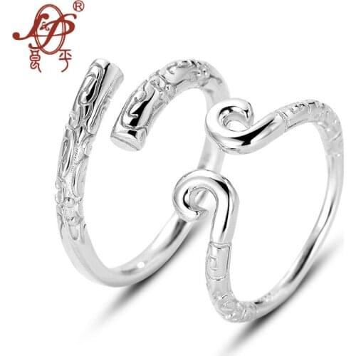 L&P Real 925 Sterling Silver Ring Engagement Ring Couple Rings Fashion Jewelry Womens Accessories Anillos Mujer