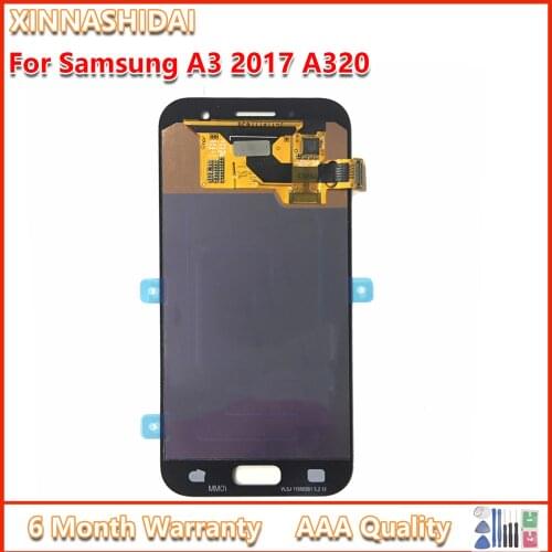 LCD Display For SAMSUNG Galaxy A3 2017 A320M A320Y SM-A320F A320FD A320 LCD Display Touch Screen Assembly Replacement