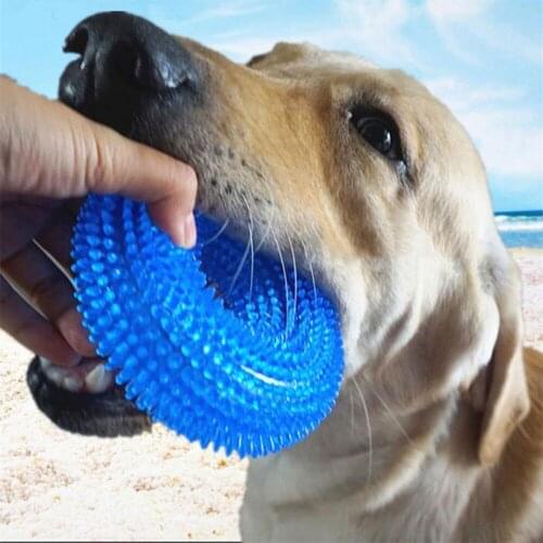 1PCS Rubber Thorn Ring Pet Toy Dog Soft Rubber Molar Toy Pet Bite Cleaning Tooth Toy The Intelligence Of Pets Tool Pet Products