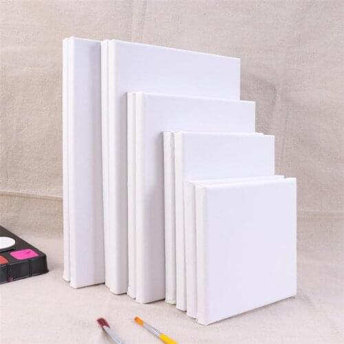 10PCS Wood Painting Frame Cotton White Stretched Canvas Frame For Drawing Painting DIY Hand Painted DIY Oil Frame