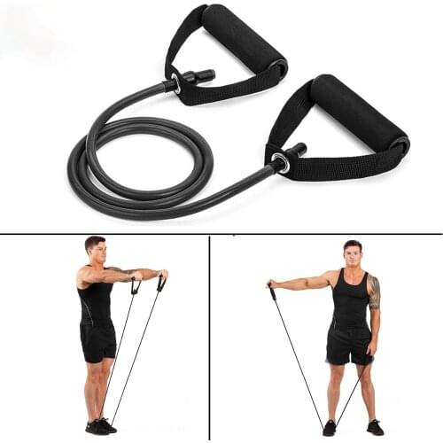 120cm Yoga Pull Rope Elastic Resistance Bands Fitness Rope Rubber Bands for Fitness Equipment Expander Exercise Tube Training