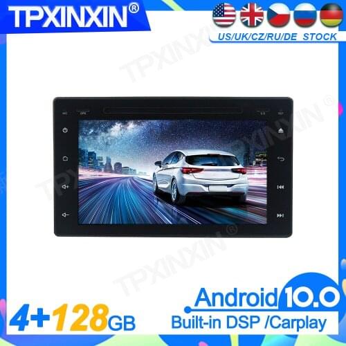 4GB+128GB Android10.0 For Toyota Hilux 2016-2018 Head Unit Car Multimedia Player Auto Radio Tape Recorder GPS Navigation DSP IPS