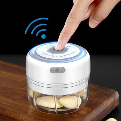 Cordless Electric Mini Garlic Masher Crusher Food Chopper Fruit Vegetable Tools USB Charging Kitchen Gadgets