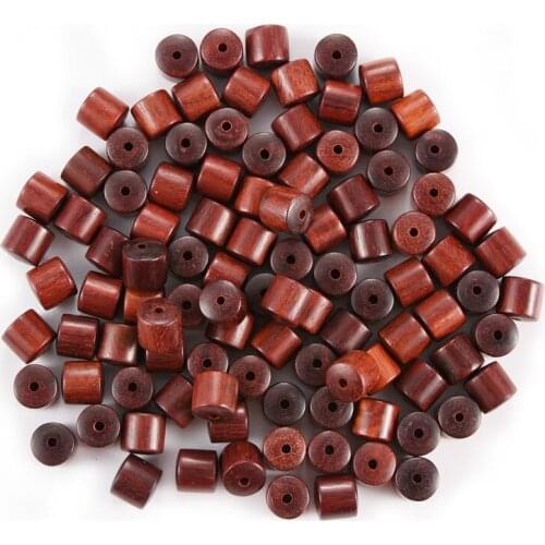 100Pcs/lot 6mm 8mm Natural Wood Beads Jewelry Making Wooden Loose Bead for DIY Necklace Bracelet