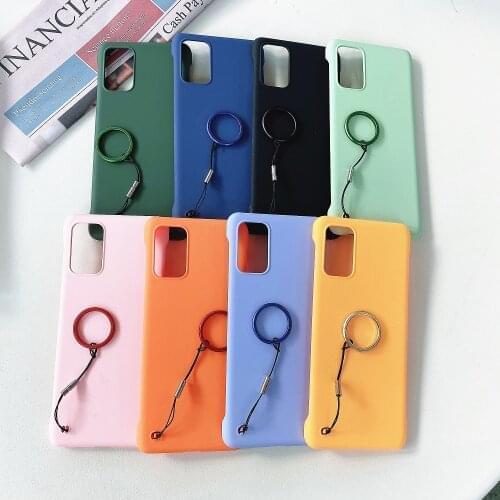 For Samsung Galaxy Note 20 Ultra Case Hard PC Slim Skin Ring protect Back Cover Case for Samsung S20 Plus S20Ultra Note 10 Plus